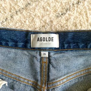 AGOLDE RILEY CUTOFF SHORTS